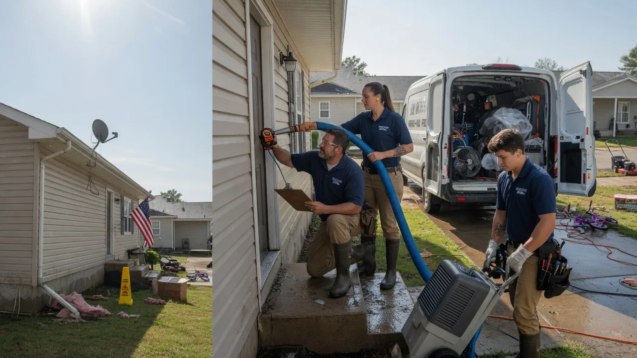 Ceiling Water Damage Restoration in Hugheston, WV near me